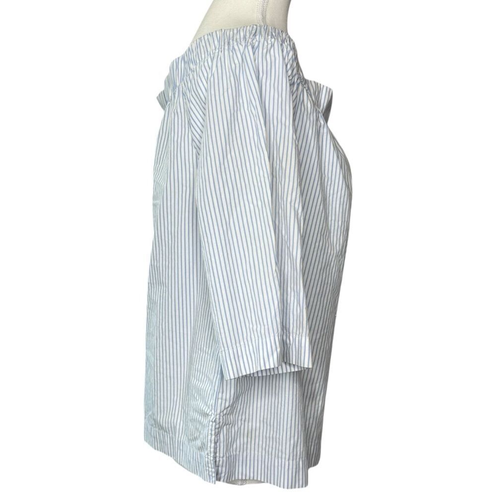 ▪️|EUC| MADEWELL Clean Off The Shoulder Top in Stripe - Picture 5 of 7